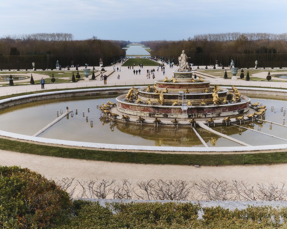 Picture of the garden at Versailles