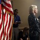 Betsy DeVos speaks at a news conference. 