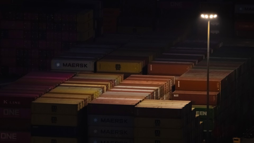 Photo of shipping containers