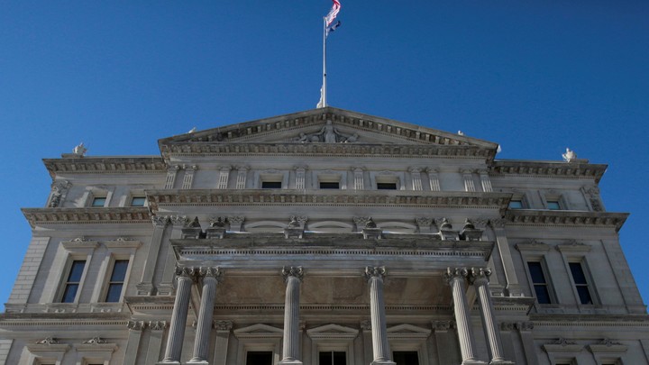 The Michigan capitol building
