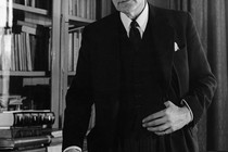 T.S. Eliot (1888-1965) the poet and dramatist. 