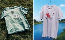 Two t-shirts from the novelist Haruki Murakami's collection