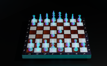 Animation of pieces moving on a computer chessboard