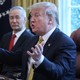 Donald Trump speaks while meeting with Chinese Vice Premier Liu He in the Oval Office on April 4, 2019.