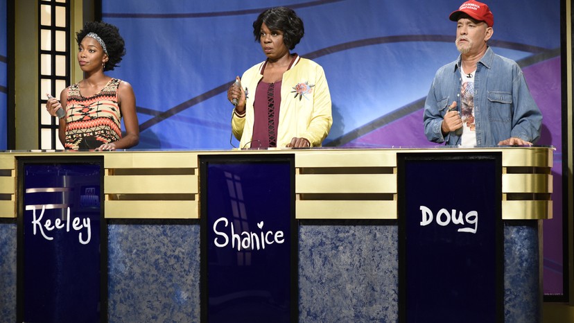 SNL #39 s #39 Black Jeopardy #39 With Tom Hanks Offers a Surprisingly Affectionate Portrayal of a Trump