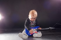 Child with guitar