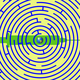 A circular maze with the Earth in the center, all superimposed on the outline of a syringe