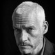 Martin McDonagh portrait in black and white