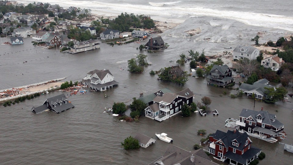 Severe flooding along the New Jersey coast