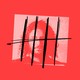 black bars drawn over a photograph Egyptian writer Alaa Abd el-Fattah against a red background