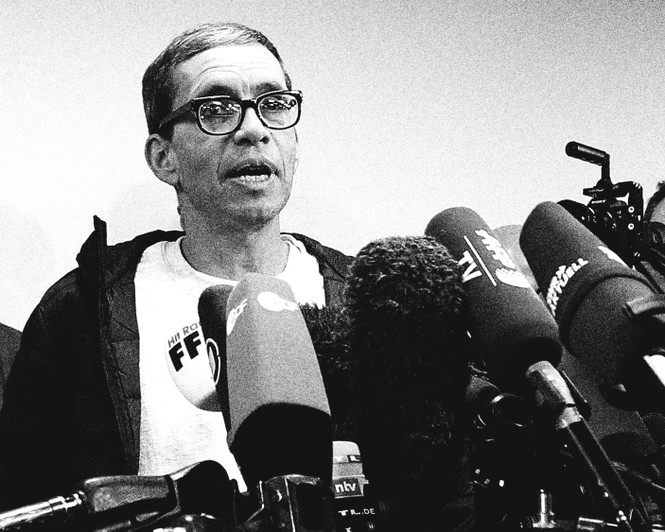 jens soering at a press conference in 2019