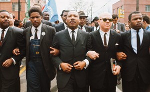 Abernathy, Forman, King, Douglas, Lewis in Selma, AL, 1965