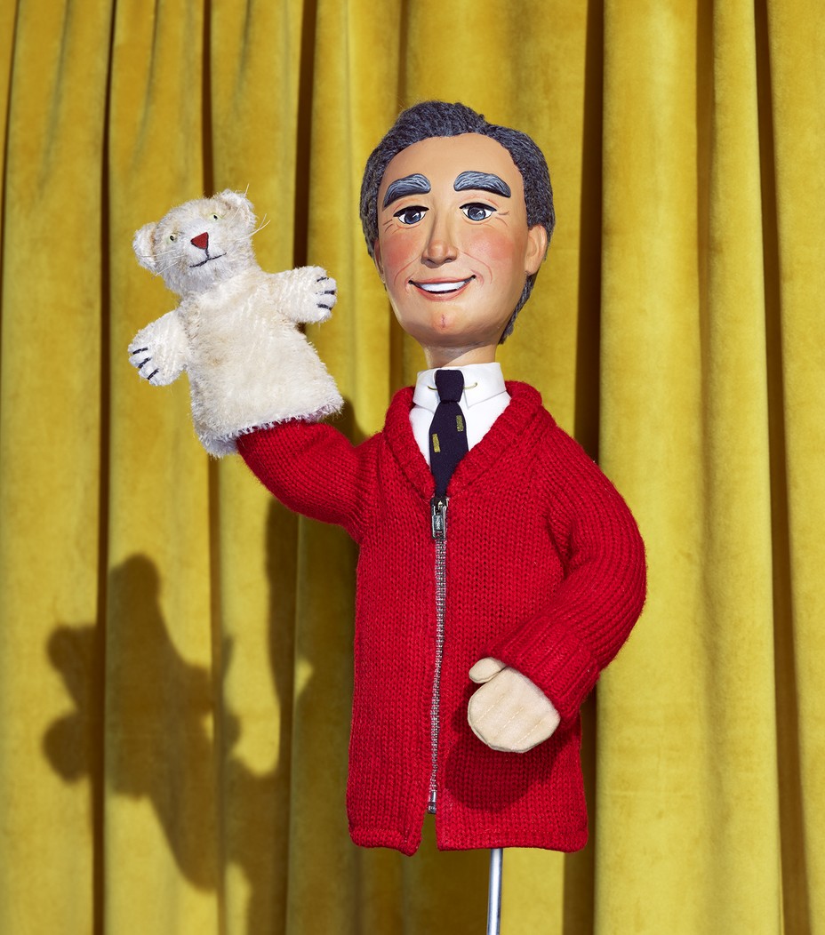 Mister Rogers puppet