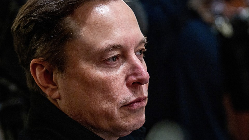 Photograph of Elon Musk
