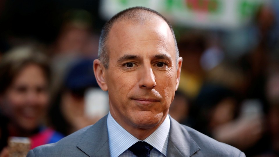 Host Matt Lauer pauses during a break while filming NBC's "Today" show at Rockefeller Center in New York, May 3, 2013. 