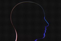 illustration of a human face in profile