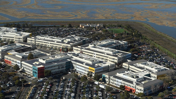 The headquarters of Facebook in Menlo Park, California