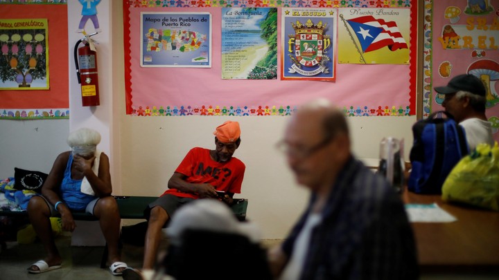 People sitting in a classroom