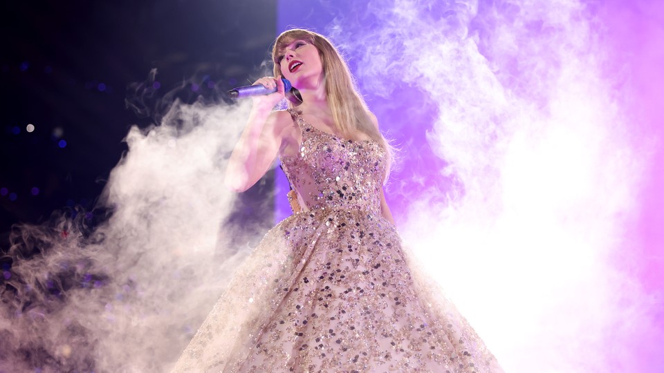 Taylor Swift performs at Ford Field on June 9 in Detroit.