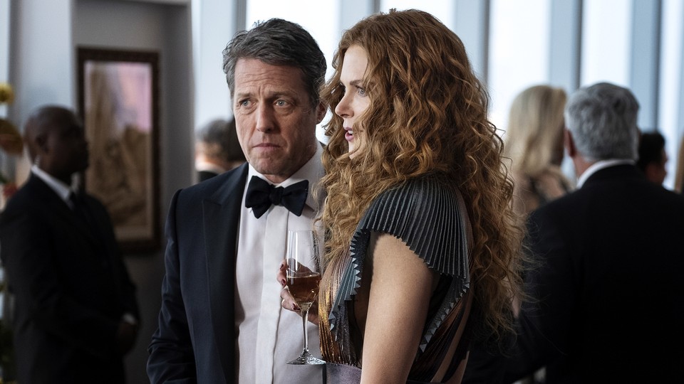 Hugh Grant and Nicole Kidman in a scene from HBO's "The Undoing"