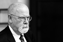 Black-and-white photograph of John Durham