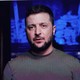 Volodymyr Zelensky in a pretaped message at the Grammy Awards