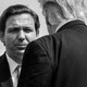 A photo of Ron DeSantis and Donald Trump
