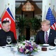 Kim Jong Un and Donald Trump meet during the second U.S.–North Korea summit in Hanoi, Vietnam.