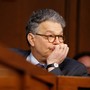 Senator Al Franken (D-MN) watches the Supreme Court nominee judge Neil Gorsuch testify before the Senate Judiciary Committee during his confirmation hearing on Capitol Hill in Washington on March 21, 2017.