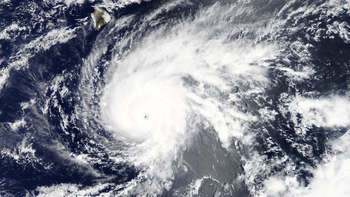 A hurricane map