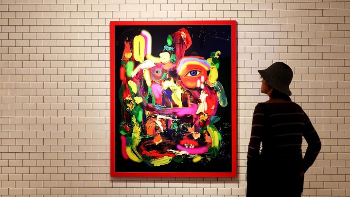 A psychedelic photograph by the artist TV Moore