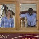 Kristen Bell as Eleanor, William Jackson Harper as Chidi, and Ted Danson as Michael in NBC's sitcom, 'The Good Place'