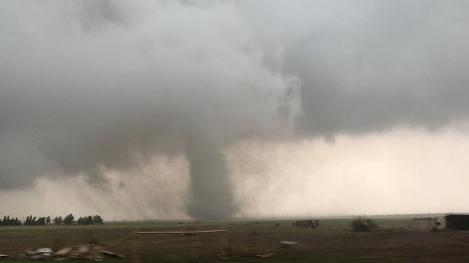 A tornado that formed this month in Mangum, Oklahoma