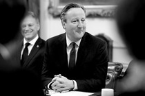 A photo of Britain's new foreign secretary, David Cameron.