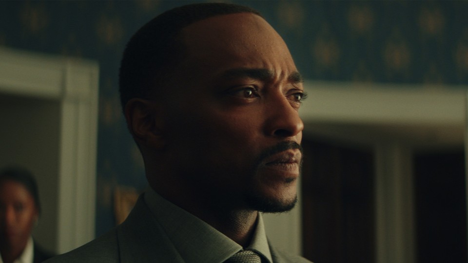Anthony Mackie as Sam Wilson in Captain America: Brave New World
