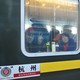 Migrants workers take a train from the city of Hangzhou to Qiqihar to celebrate the Spring Festival holiday in 2018.