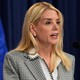 Attorney General Pam Bondi speaks at a news conference.