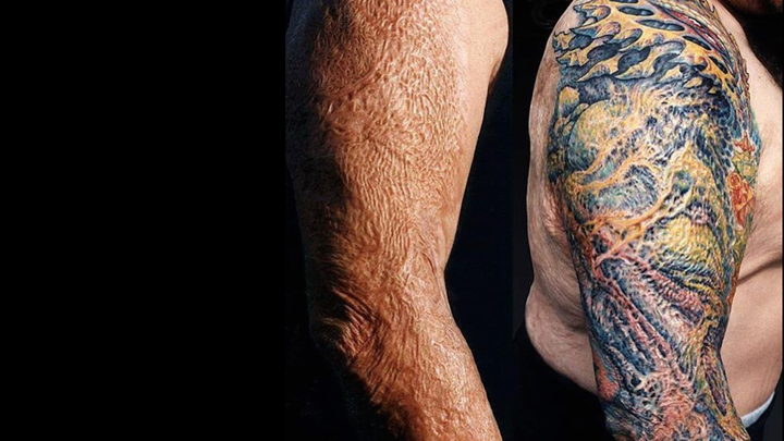 The Firefighter Who Got a Tattoo Over His Skin Graft - The Atlantic