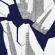 a collage of architectural designs of skyscrapers