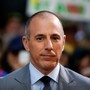 Host Matt Lauer pauses during a break while filming NBC's "Today" show at Rockefeller Center in New York, May 3, 2013. 