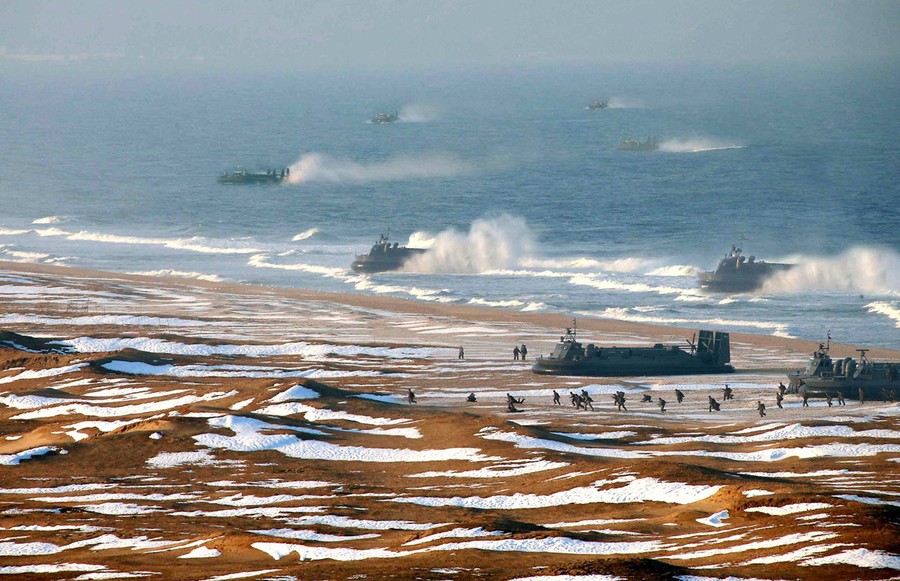 Is This North Korean Hovercraft Landing Photo Faked The Atlantic