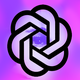 Illustration of the OpenAI logo superimposed with an eyeball