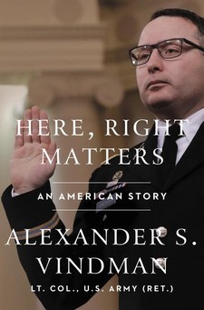 Cover of the book Here, Right Matters by Alexander S. Vindman