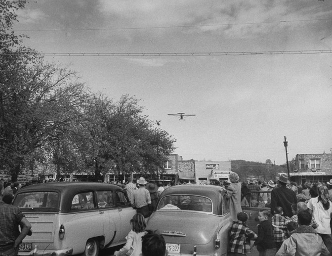 Throwing live turkeys out of planes