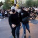 People protest the death of Mahsa Amini in Tehran on September 19