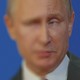 A half-blurred photo of Vladimir Putin