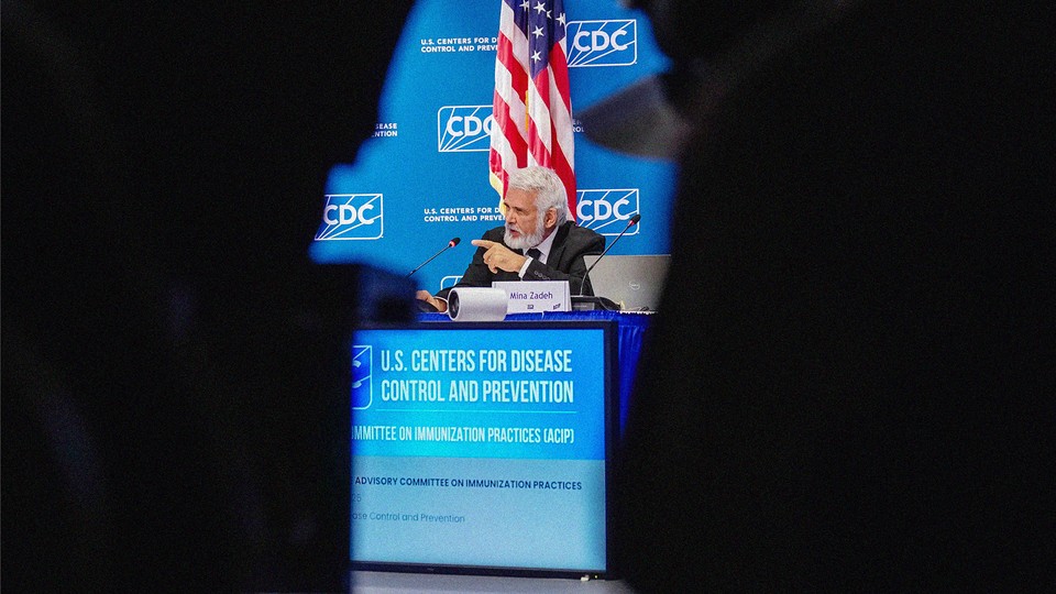 Robert Malone speaks at the December 4 meeting of the CDC's advisory committee on immunization practices.