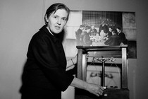 Frances Oldham Kelsey examines scales.