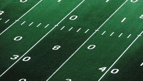An image of a football field with numbers on it.