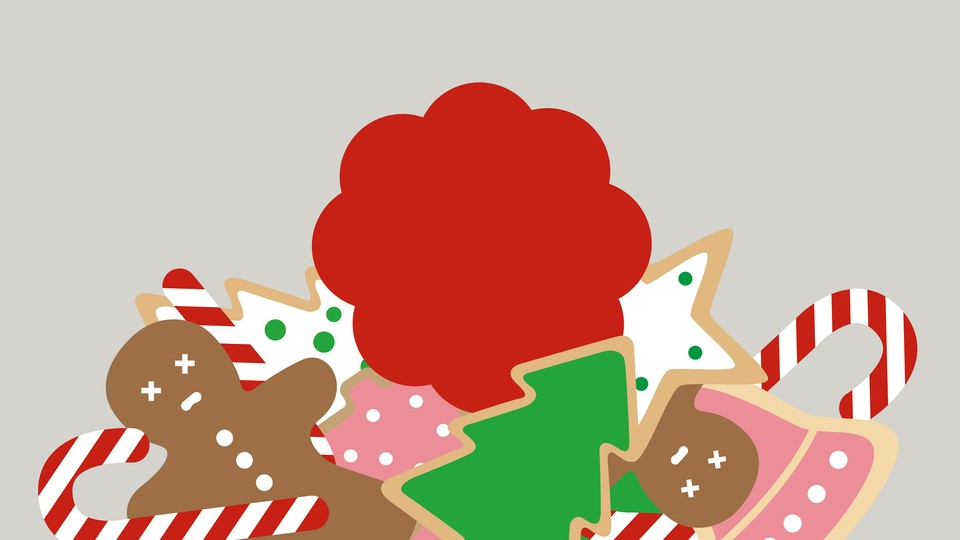 An illustration of Christmas cookies